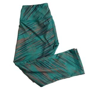 HEAD Teal Athletic Workout Yoga Capris